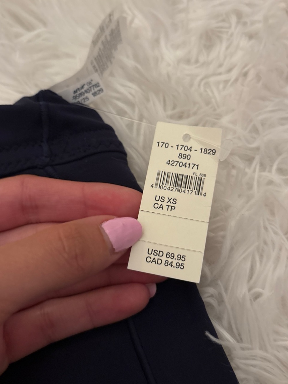 AERIE NWTG Navy blue Strapless Maxi Dress - Picture 2 of 6